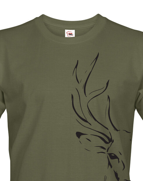 Pánské tričko s jeleňom 2