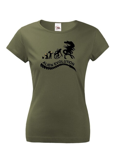 Dámské tričko Alien Evolution