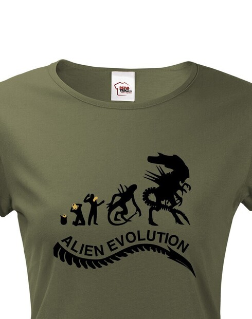 Dámské tričko Alien Evolution