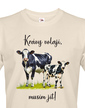 Pánske tričko Krávy volajú, musím ísť
