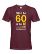 Pánské tričko k 60. narodeninám