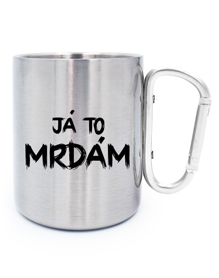 Plechový hrnček Ja to mrdám