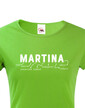 Dámske tričko k meninám Martina