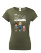Tričko Som mama a toto je moj gang