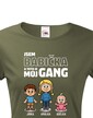 Tričko Som babička a toto je moj gang