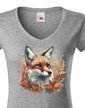 Dámské tričko Líška jeseň