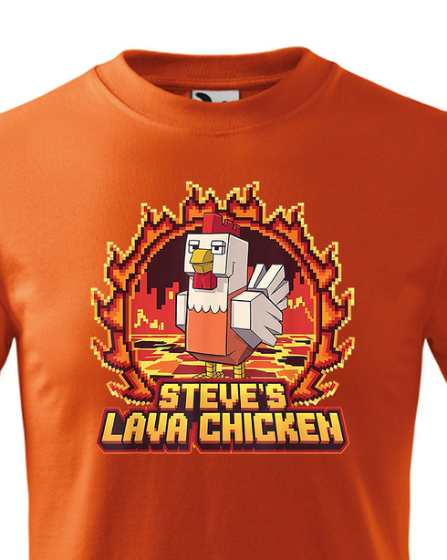 Detské tričko - Steve´s Lava Chicken