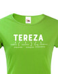 Dámske tričko k meninám Tereza