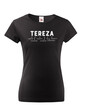 Dámske tričko k meninám Tereza