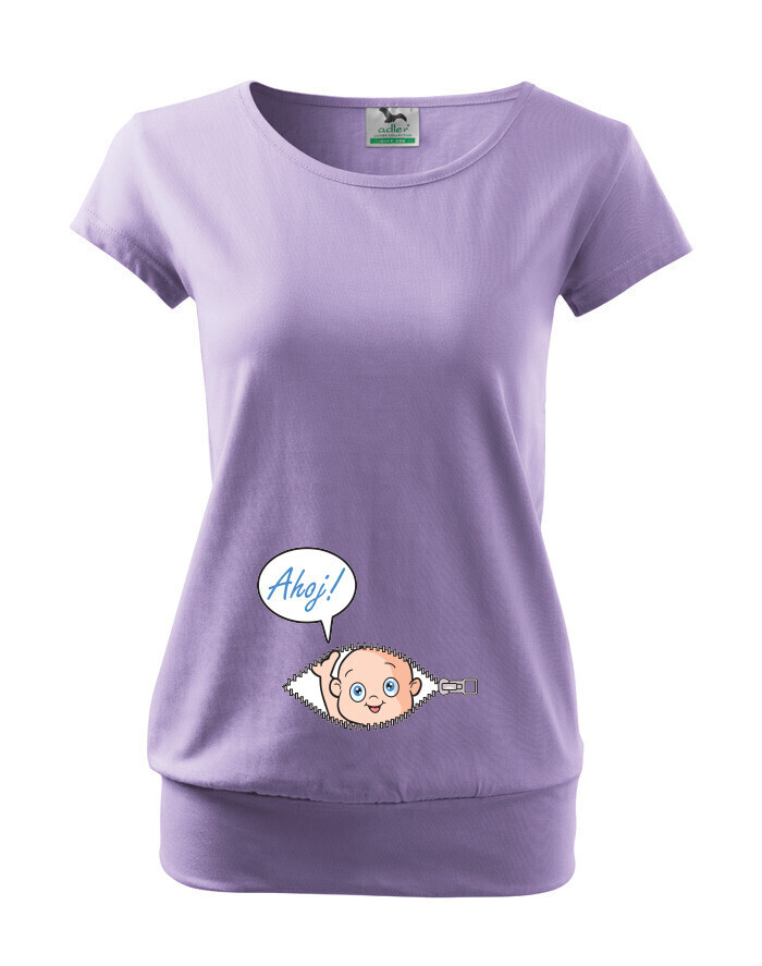 Tehotenské tričko Kuk z bruška