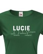 Dámske tričko k meninám Lucie