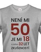Pánské tričko k 50. narodeninám