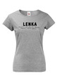 Dámske tričko k meninám Lenka