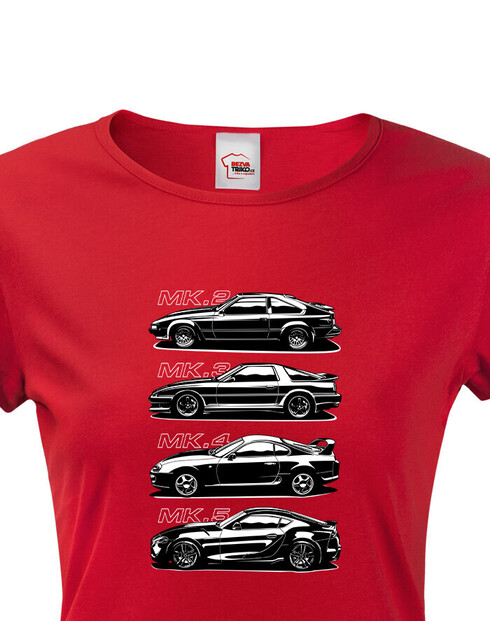 Dámske tričko Toyota Supra History