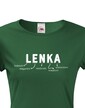 Dámske tričko k meninám Lenka