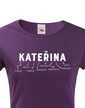 Dámske tričko k meninám Kateřina