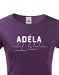 Dámske tričko k meninám Adéla