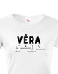 Dámske tričko k meninám Věra