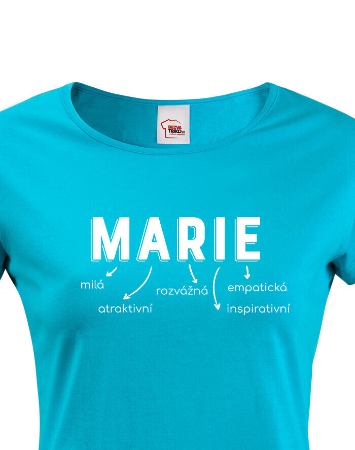 Dámske tričko k meninám Marie