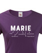 Dámske tričko k meninám Marie