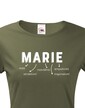 Dámske tričko k meninám Marie