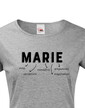 Dámske tričko k meninám Marie