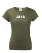 Dámske tričko k meninám Jana