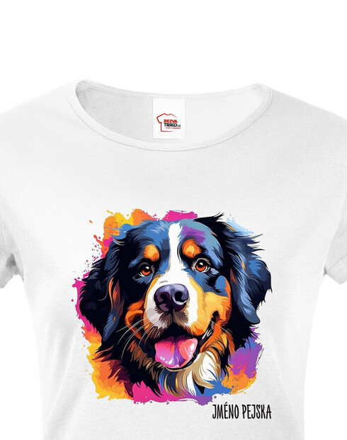 Dámské tričko Bernský salašnícky pes