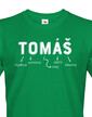 Pánské tričko k meninám Tomáš