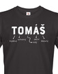 Pánské tričko k meninám Tomáš