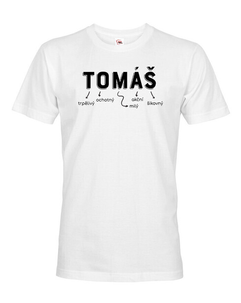 Pánské tričko k meninám Tomáš