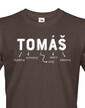 Pánské tričko k meninám Tomáš