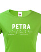 Dámske tričko k meninám Petra