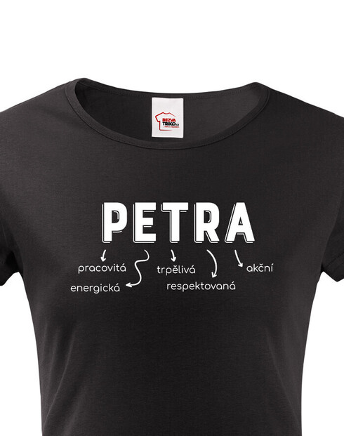 Dámske tričko k meninám Petra