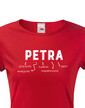 Dámske tričko k meninám Petra