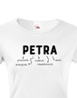 Dámske tričko k meninám Petra
