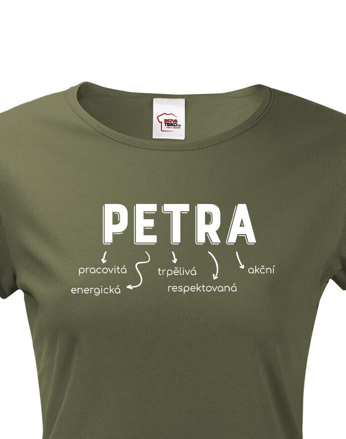 Dámske tričko k meninám Petra