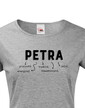 Dámske tričko k meninám Petra