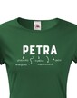 Dámske tričko k meninám Petra