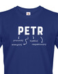 Pánské tričko k meninám Petr