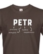 Pánské tričko k meninám Petr