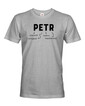 Pánské tričko k meninám Petr