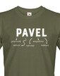 Pánské tričko k meninám Pavel