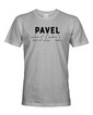 Pánské tričko k meninám Pavel