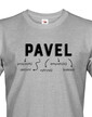 Pánské tričko k meninám Pavel