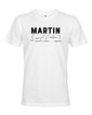 Pánské tričko k meninám Martin
