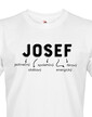 Pánské tričko k meninám Josef