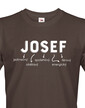 Pánské tričko k meninám Josef
