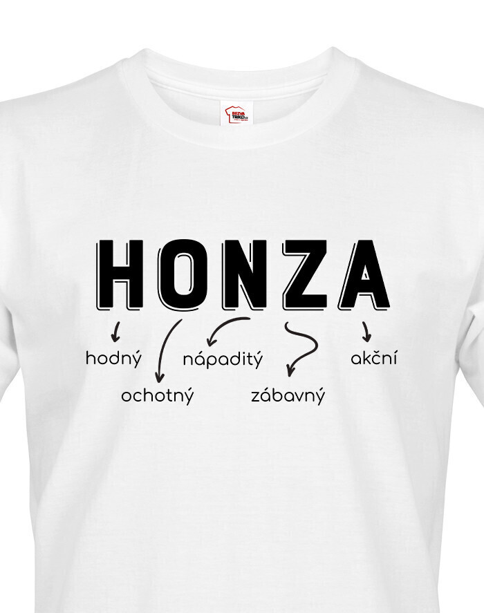 Pánské tričko k meninám Honza