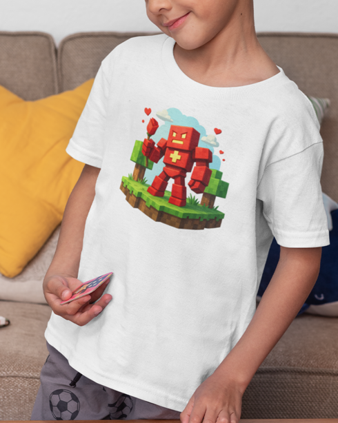 Detské tričko - Minecraft Robot